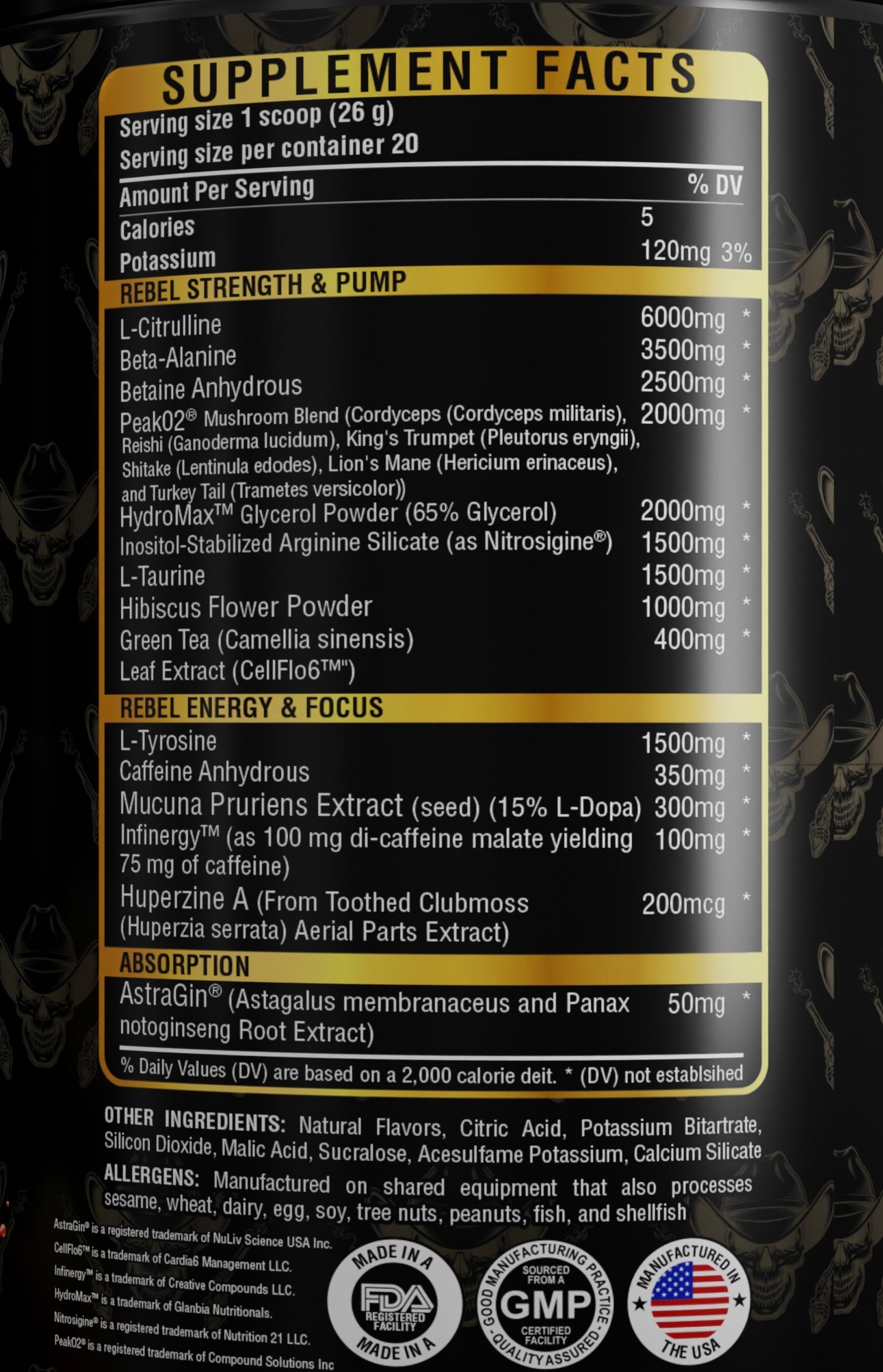 REBELLION PRE-WORKOUT